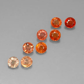 2.12 ct Multicolor Sapphire Stone, Natural Sapphire in Round Facet Shape for Sale