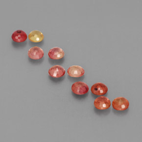Sapphire Gemstone in 2.8 mm Size for Sale, Sapphire Stone in Multicolor Color