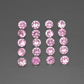 1.66 ct Pink Sapphire Stone, Natural Sapphire in Diamond-Cut Shape for Sale