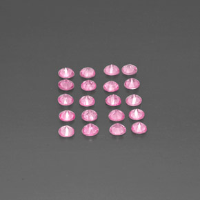 Sapphire Gemstone in 2.7 mm Size for Sale, Sapphire Stone in Pink Color