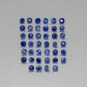1.51 ct Blue Sapphire Gemstone, Sapphire Gem in Diamond-Cut Shape for Sale.
