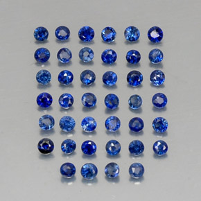 1.51 ct Blue Sapphire Stone, Natural Sapphire in Diamond-Cut Shape for Sale