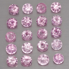 2.18 ct Pink Sapphire Stone, Natural Sapphire in Diamond-Cut Shape for Sale