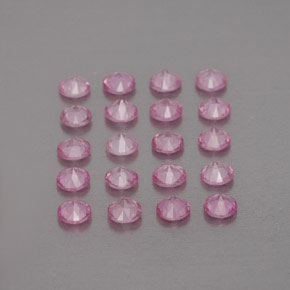 Sapphire Gemstone in 2.7 mm Size for Sale, Sapphire Stone in Pink Color