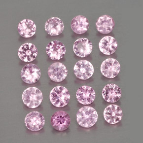 1.69 ct Pink Sapphire Stone, Natural Sapphire in Diamond-Cut Shape for Sale