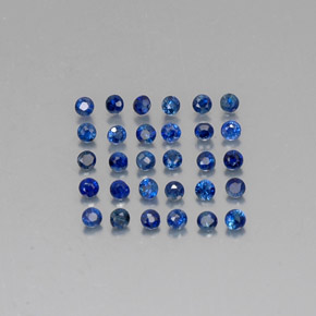 1.00 ct Blue Sapphire Gemstone, Sapphire Gem in Diamond-Cut Shape for Sale.