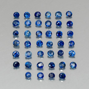 1.12 ct Blue Sapphire Stone, Natural Sapphire in Diamond-Cut Shape for Sale