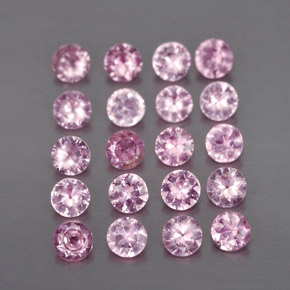 1.89 ct Pink Sapphire Stone, Natural Sapphire in Diamond-Cut Shape for Sale