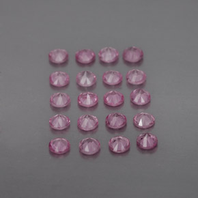 Sapphire Gemstone in 2.8 mm Size for Sale, Sapphire Stone in Pink Color