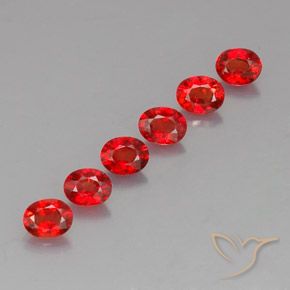 2.2ct Oval Facet Red Orange Sapphire for sale thumb image of 2.2ct Oval Facet Red Orange Sapphire (ID: 324574)