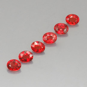 2.08 ct Orange Sapphire Gemstone, Sapphire Gem in Oval Facet Shape for Sale.