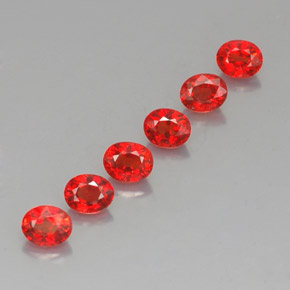 2.61 ct Orange Sapphire Gemstone, Sapphire Gem in Oval Facet Shape for Sale.