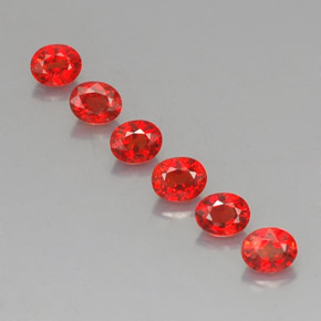 2.61 ct Orange Sapphire Stone, Natural Sapphire in Oval Facet Shape for Sale