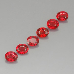 2.11 ct Orange Sapphire Gemstone, Sapphire Gem in Oval Facet Shape for Sale.