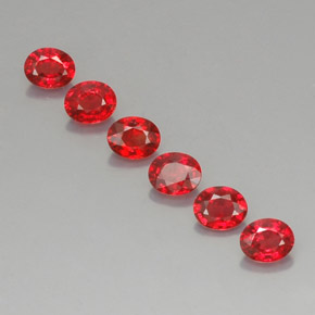 2.11 ct Orange Sapphire Stone, Natural Sapphire in Oval Facet Shape for Sale