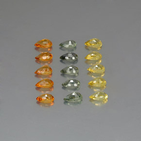 Sapphire Gemstones in 5 x 3 mm (calibrated) Size for Sale, Sapphire Stones in Multicolor Color