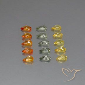Sapphire Gemstones in 5 x 3 mm (calibrated) Size for Sale, Sapphire Stones in Multicolor Color