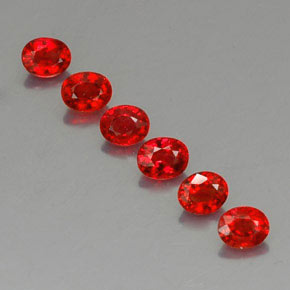 2.39 ct Orange Sapphire Gemstone, Sapphire Gem in Oval Facet Shape for Sale.