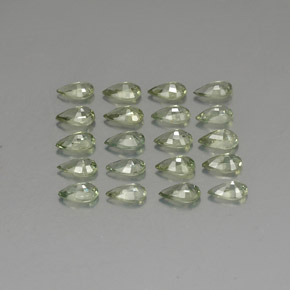 Sapphire Gemstone in 5.3 x 3.2 mm Size for Sale, Sapphire Stone in Green Color