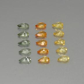 Sapphire Gemstones in 5 x 3 mm (calibrated) Size for Sale, Sapphire Stones in Multicolor Color