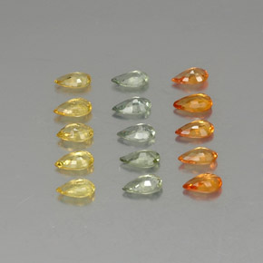Sapphire Gemstones in 5 x 3 mm (calibrated) Size for Sale, Sapphire Stones in Multicolor Color