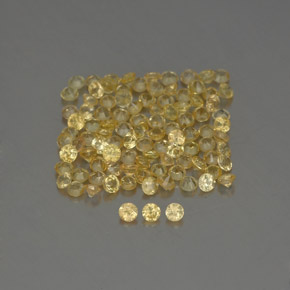 1.05 ct Yellow Sapphire Gemstone, Sapphire Gem in Diamond-Cut Shape for Sale.