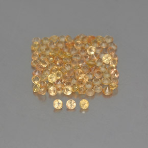 1.46 ct Yellow Sapphire Gemstone, Sapphire Gem in Diamond-Cut Shape for Sale.