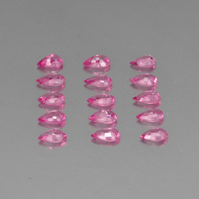 Sapphire Gemstone in 5 x 3 mm (calibrated) Size for Sale, Sapphire Stone in Pink Color