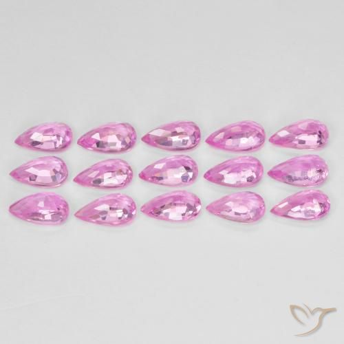 Sapphire Gemstones in 5.2 x 3.1 mm Size for Sale, Sapphire Stones in Royal Purple Pink Color