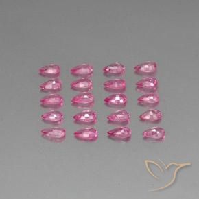 Sapphire Gemstones in 5.1 x 3.1 mm Size for Sale, Sapphire Stones in Deep Magenta Color