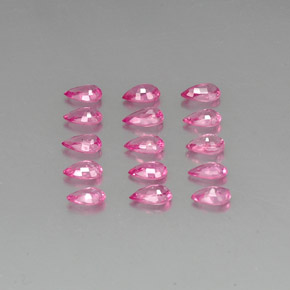 Sapphire Gemstone in 4.8 x 3.1 mm Size for Sale, Sapphire Stone in Pink Color