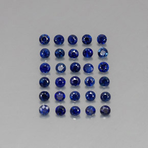1.25 ct Blue Sapphire Gemstone, Sapphire Gem in Diamond-Cut Shape for Sale.