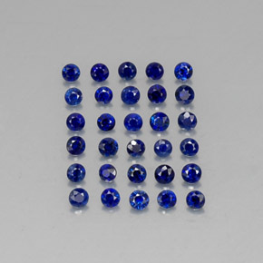 1.27 ct Blue Sapphire Gemstone, Sapphire Gem in Diamond-Cut Shape for Sale.