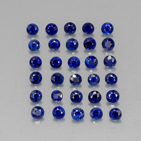 1.27 ct Blue Sapphire Stone, Natural Sapphire in Diamond-Cut Shape for Sale