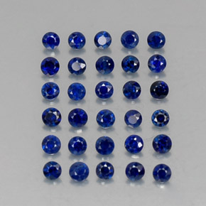 1.29 ct Blue Sapphire Stone, Natural Sapphire in Diamond-Cut Shape for Sale