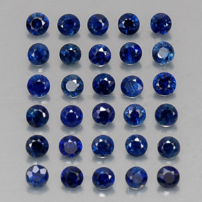 1.27 ct Blue Sapphire Stone, Natural Sapphire in Diamond-Cut Shape for Sale
