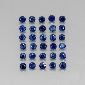 1.22 ct Blue Sapphire Gemstone, Sapphire Gem in Diamond-Cut Shape for Sale.