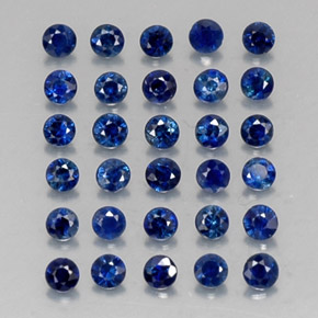 1.22 ct Blue Sapphire Stone, Natural Sapphire in Diamond-Cut Shape for Sale