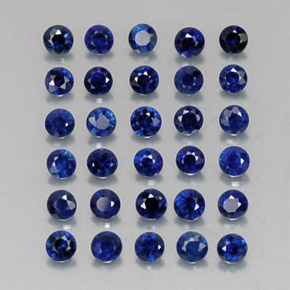 1.31 ct Blue Sapphire Stone, Natural Sapphire in Diamond-Cut Shape for Sale