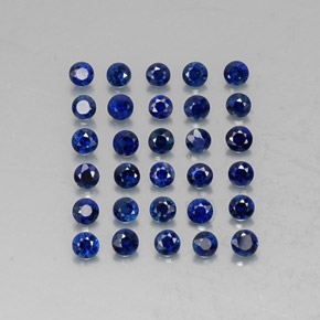 1.27 ct Blue Sapphire Gemstone, Sapphire Gem in Diamond-Cut Shape for Sale.