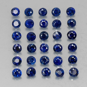 1.27 ct Blue Sapphire Stone, Natural Sapphire in Diamond-Cut Shape for Sale