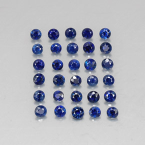 1.29 ct Blue Sapphire Gemstone, Sapphire Gem in Diamond-Cut Shape for Sale.