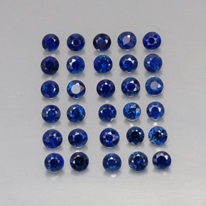 1.31 ct Blue Sapphire Stone, Natural Sapphire in Diamond-Cut Shape for Sale