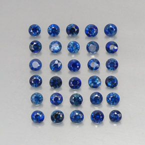 1.19 ct Blue Sapphire Stone, Natural Sapphire in Diamond-Cut Shape for Sale