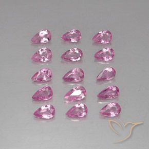 Royal Purple Pink Сапфир Камень - 0.3ct Фасетная Груша (ID: 326173)
