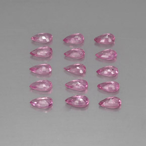 Sapphire Gemstones in 5 x 3.1 mm Size for Sale, Sapphire Stones in Pink Color