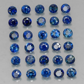 1.21 ct Blue Sapphire Stone, Natural Sapphire in Diamond-Cut Shape for Sale