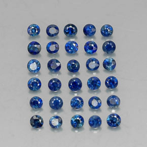 1.24 ct Blue Sapphire Gemstone, Sapphire Gem in Diamond-Cut Shape for Sale.