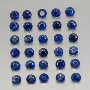1.24 ct Blue Sapphire Stone, Natural Sapphire in Diamond-Cut Shape for Sale