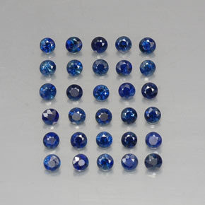 1.25 ct Blue Sapphire Gemstone, Sapphire Gem in Diamond-Cut Shape for Sale.